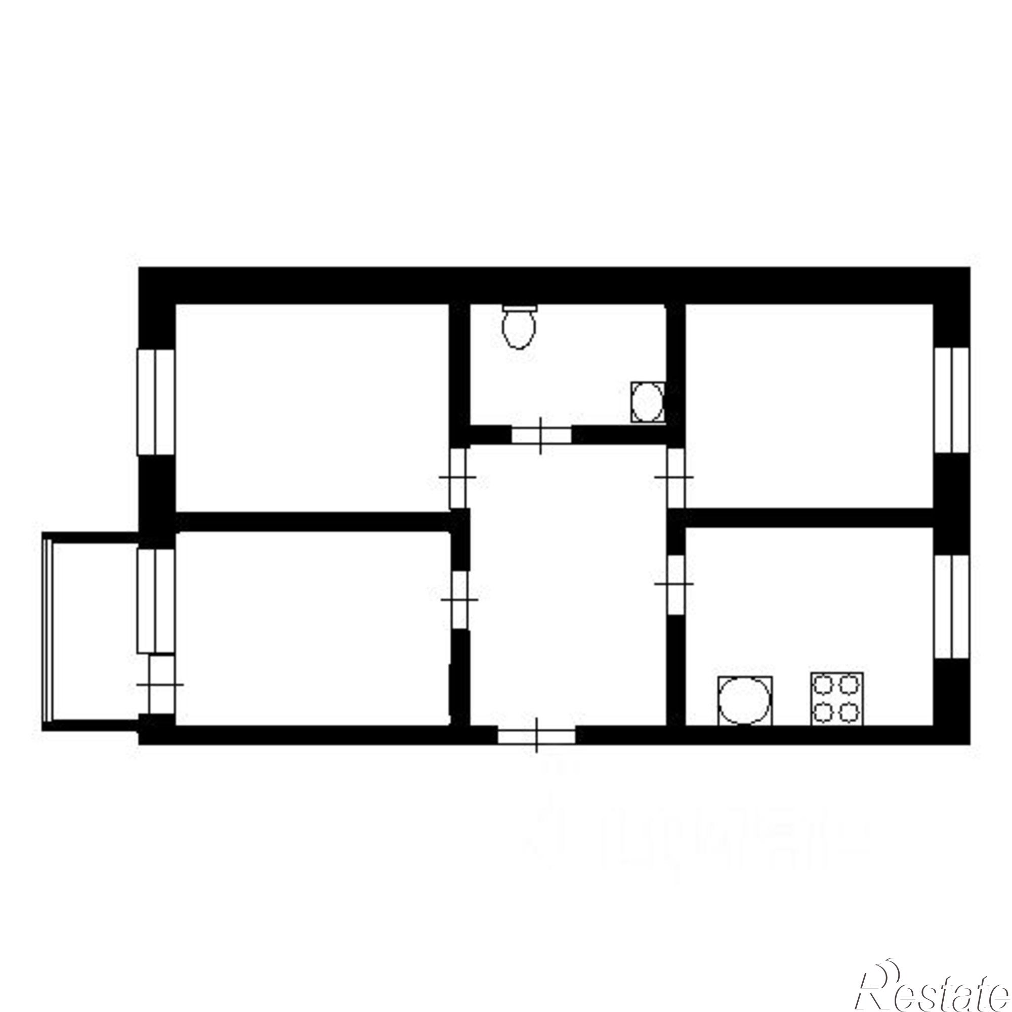 Купить квартиру за 3 600 000 рублей на Краматорская улица, 2А