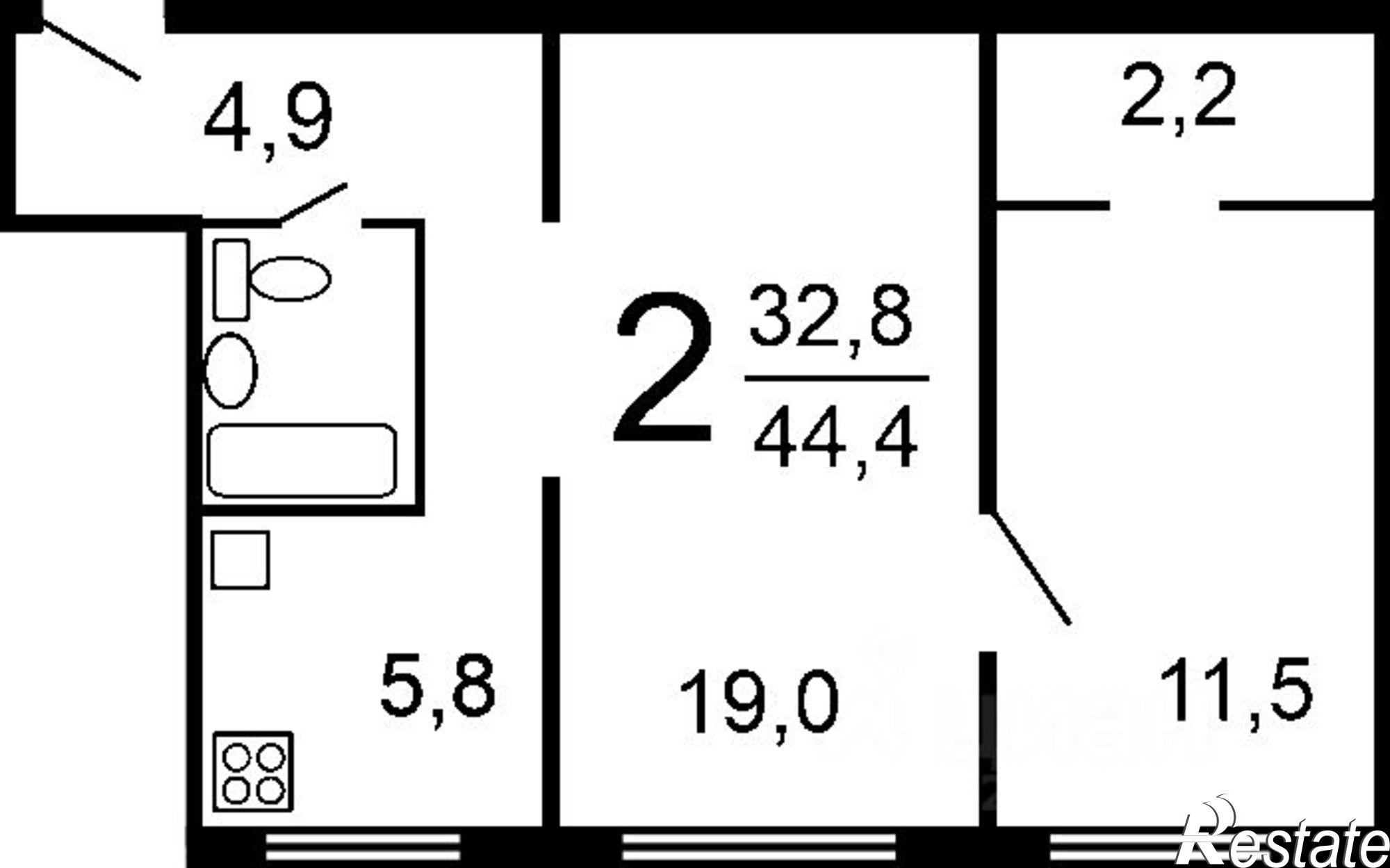 Купить квартиру за 2 150 000 рублей на пер Машиностроителей, 4