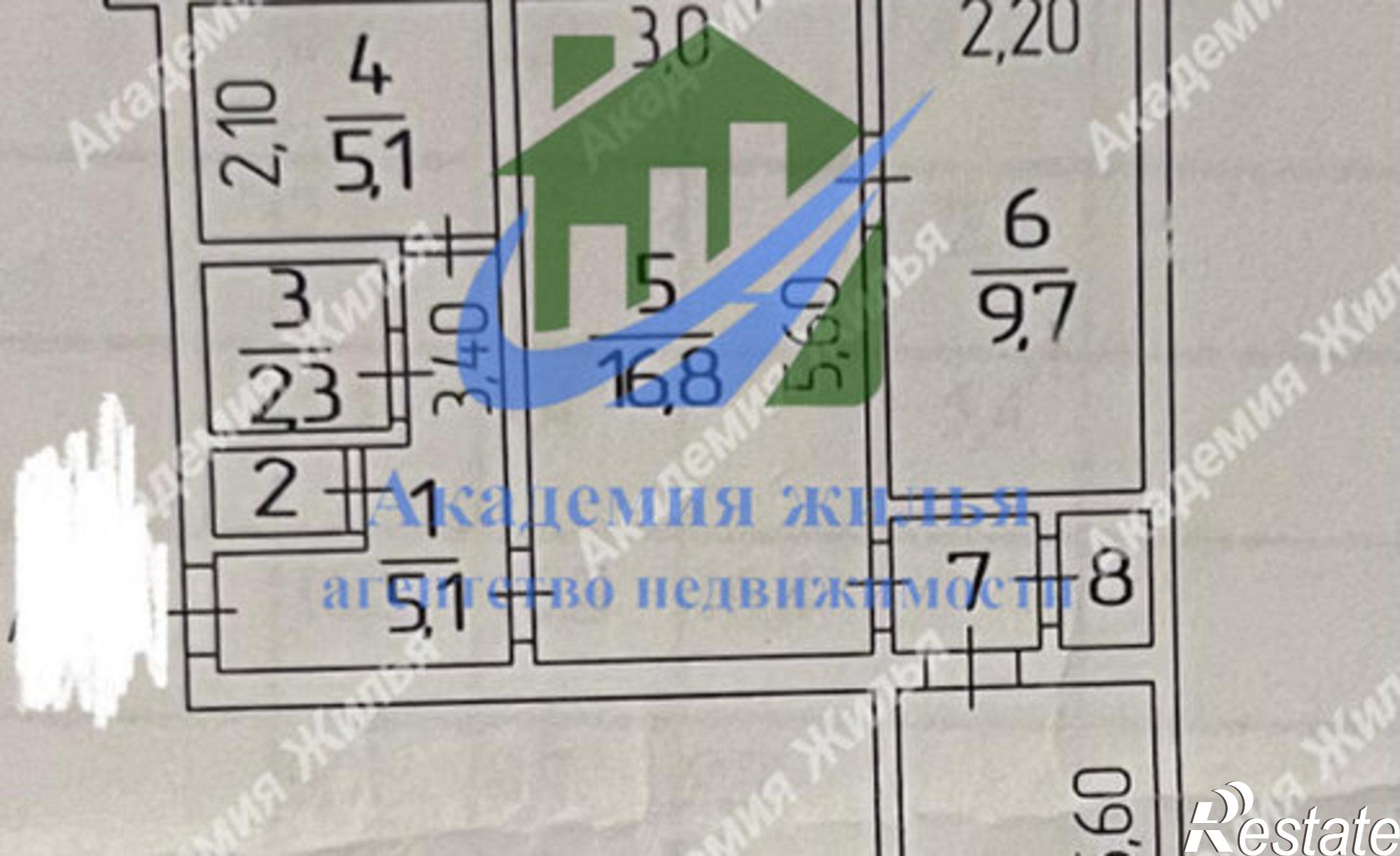 Купить квартиру за 3 100 000 рублей на ул Краматорская, 42