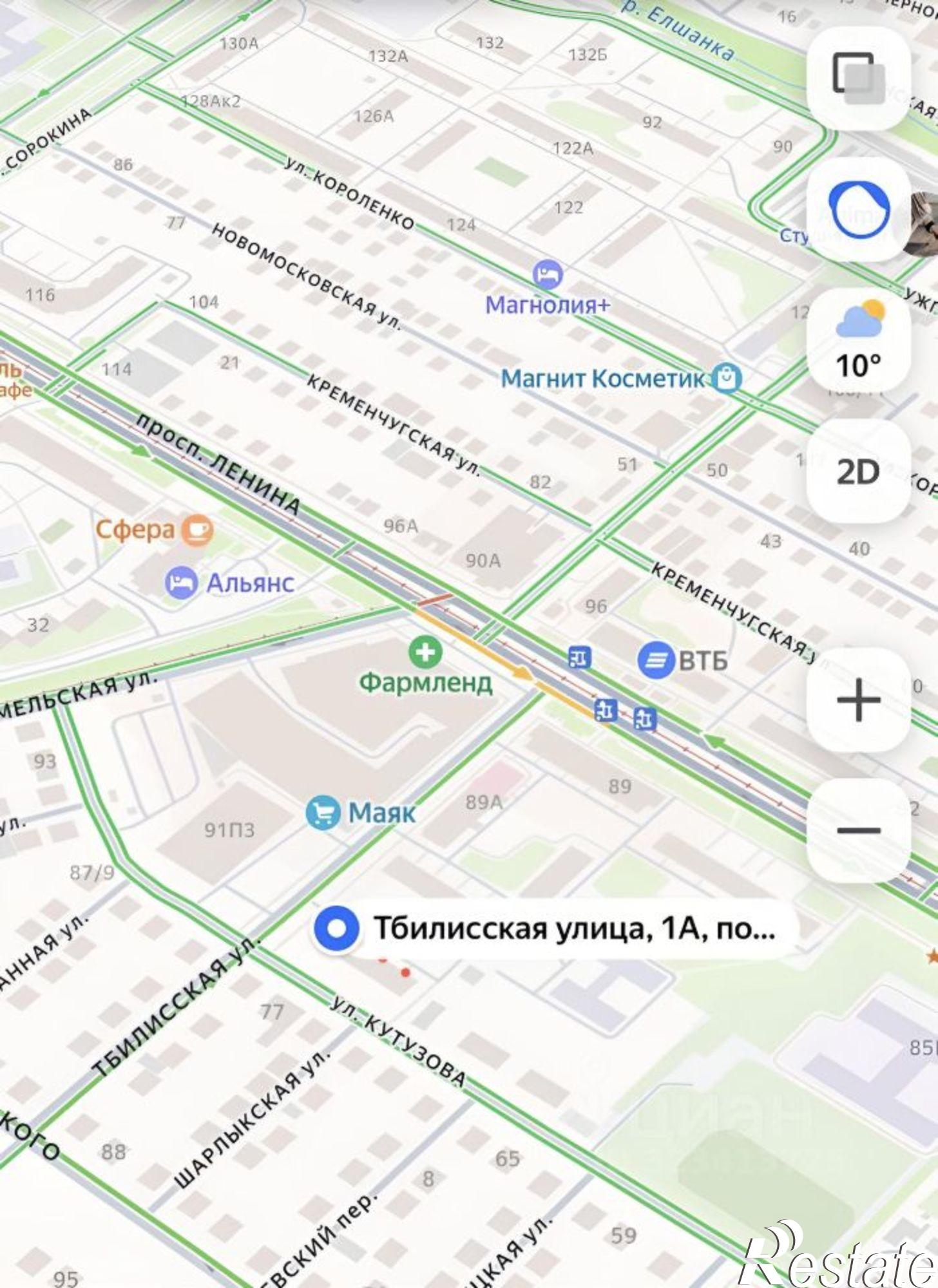 Купить квартиру за 2 950 000 рублей на Тбилисская улица, 1А