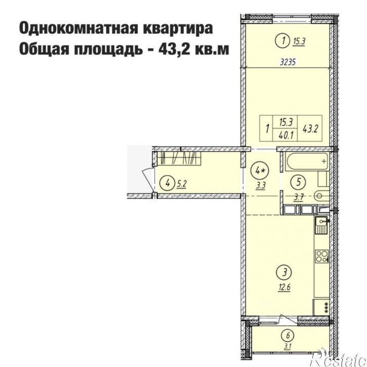 1-комн квартира улица Пацаева, 19,  д. 19