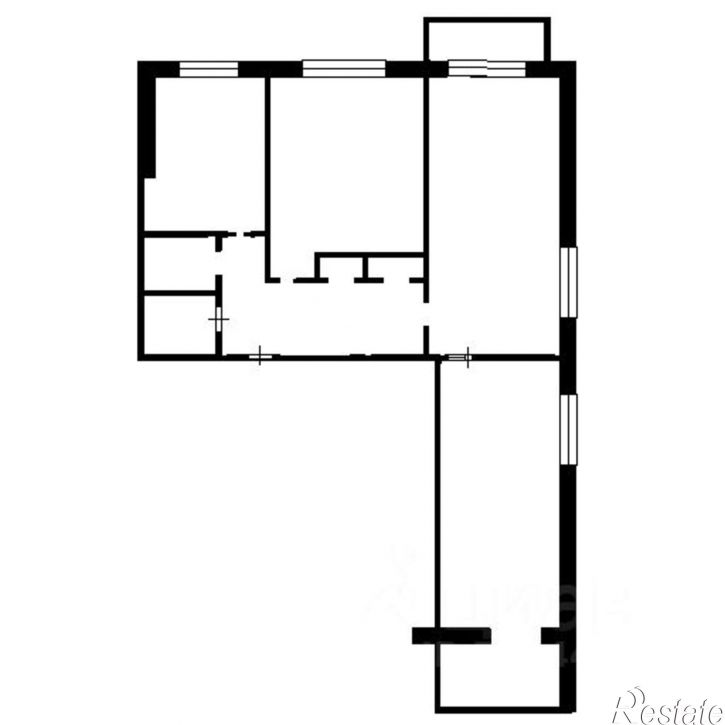 3-комн квартира улица Андреева, 6,  д. 6