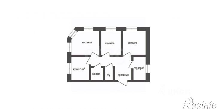 3-комн квартира ул Строителей, 18,  д. 18