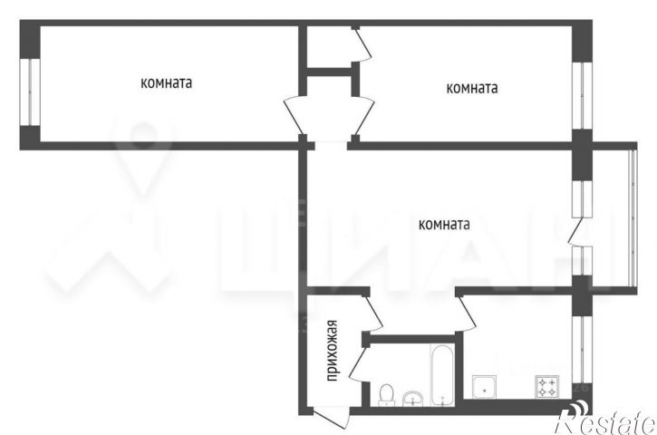 3-комн квартира улица Шалина, 5А,  д. 5А
