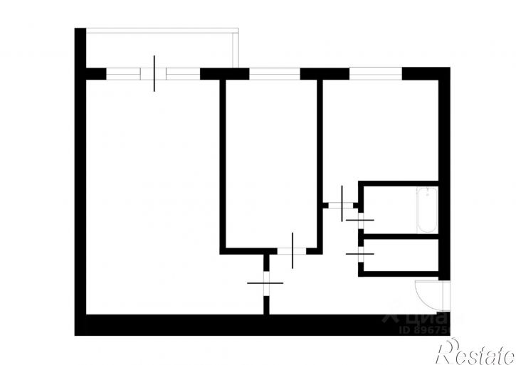 2-комн квартира ул Машиностроителей, 6,  д. 6