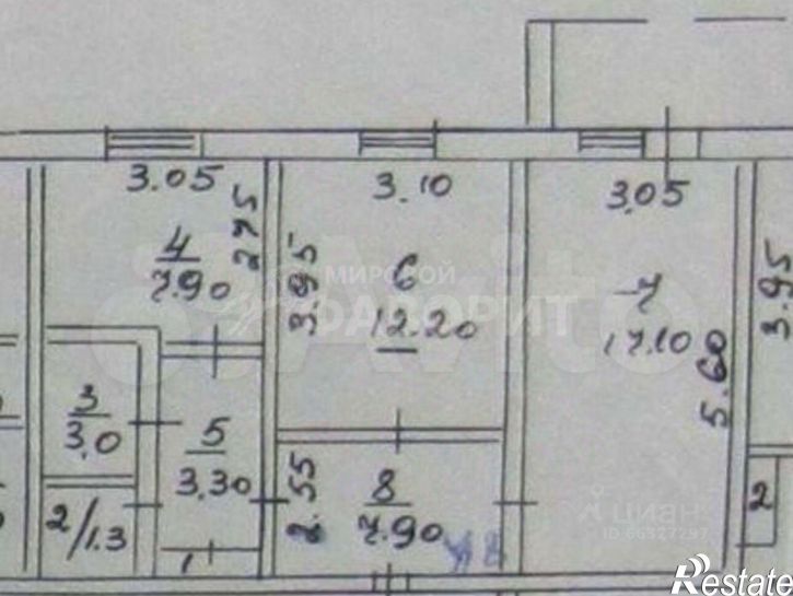 2-комн квартира ул Крайняя, 44,  д. 44