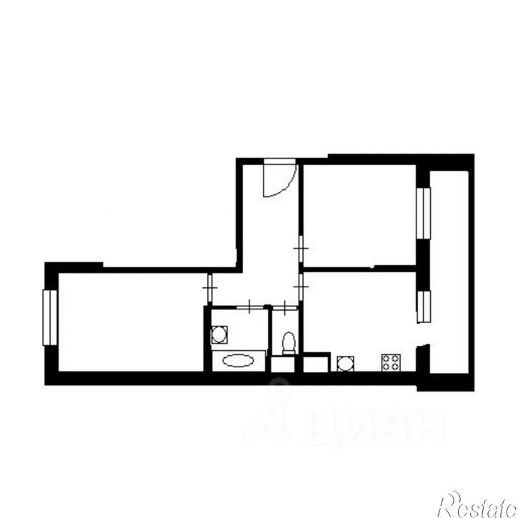4-комн квартира ул Станиславского, 2А,  д. 2А