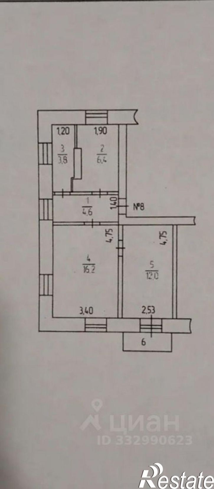 2-комн квартира ул Суворова, 21А,  д. 21А