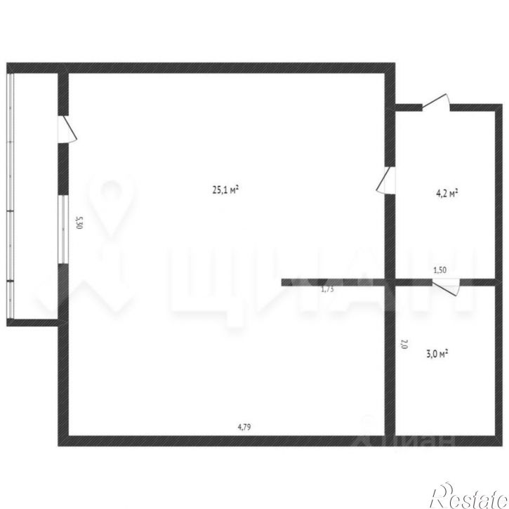 1-комн квартира ул м.Жукова, 7Б,  д. 7Б