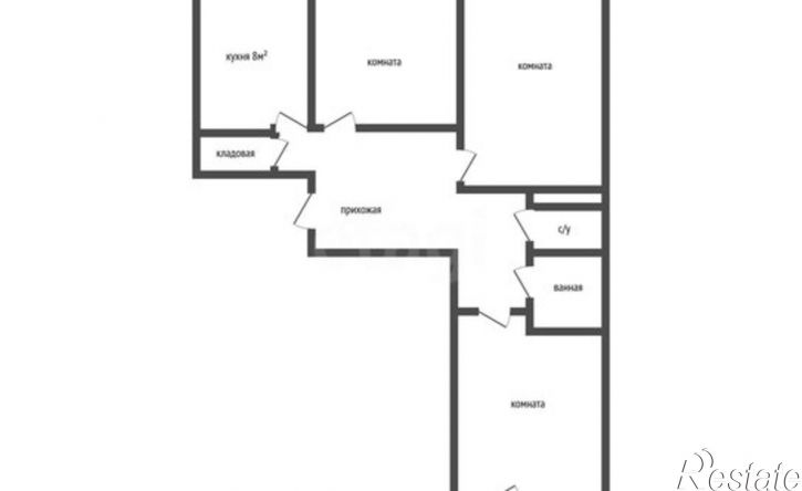 3-комн квартира улица Маршала Жукова, 7Б,  д. 7Б
