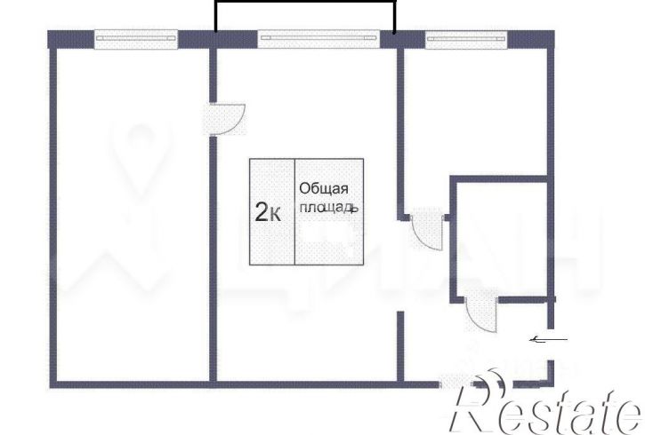 2-комн квартира проспект Космонавтов, 16,  д. 16