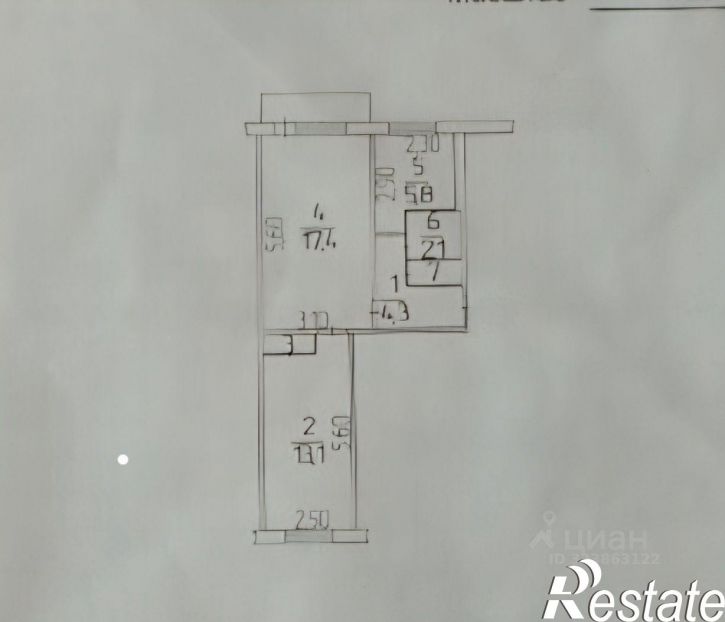1-комн квартира Заводской переулок, 3,  д. 3