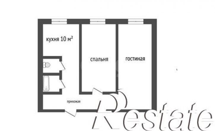 2-комн квартира Белогорский переулок, 16,  д. 16