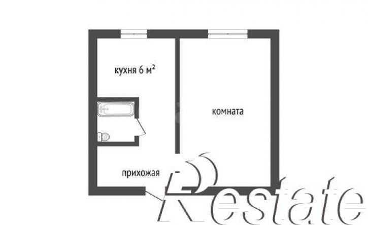 1-комн квартира улица Щорса, 4,  д. 4